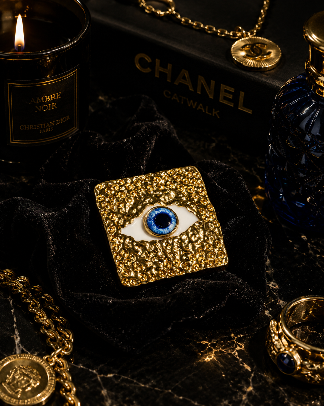 Azure Eye Brooch
