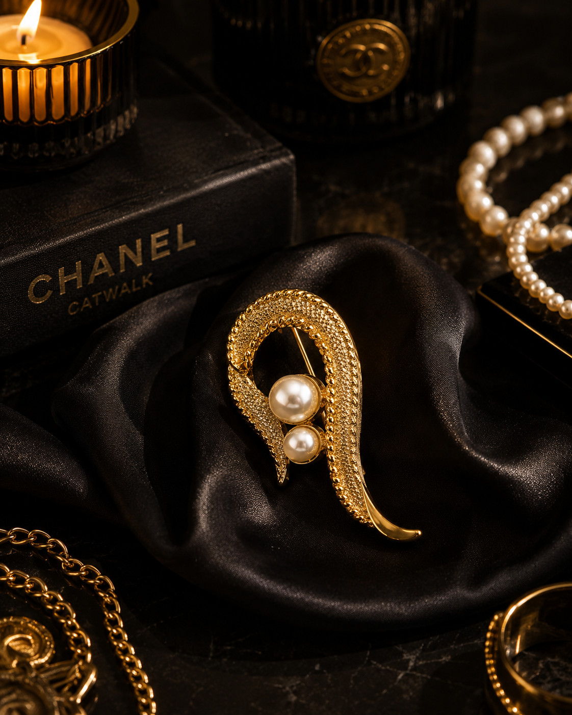 Pearl Whisper Brooch
