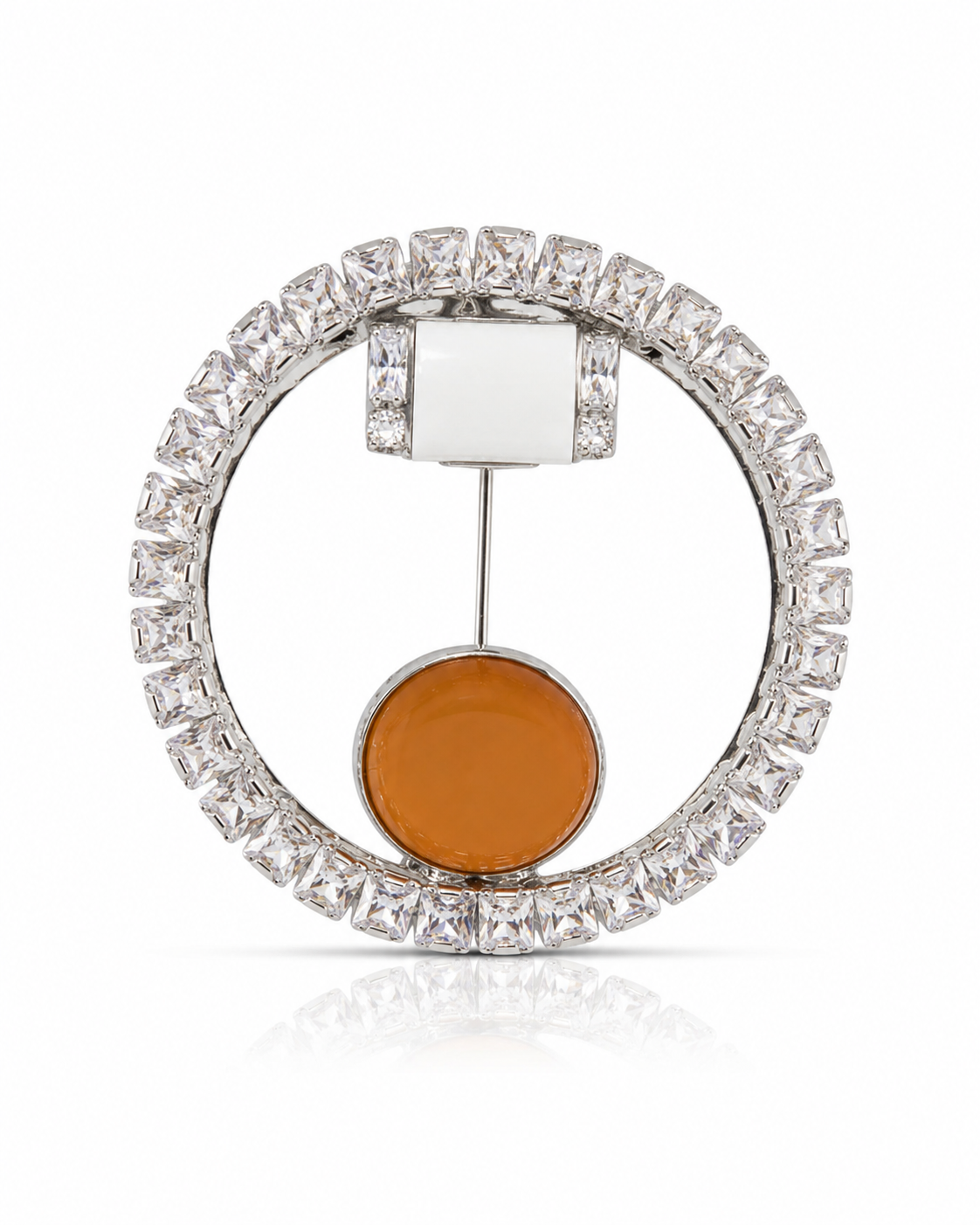 Vellooura Celeste Crystal Brooch