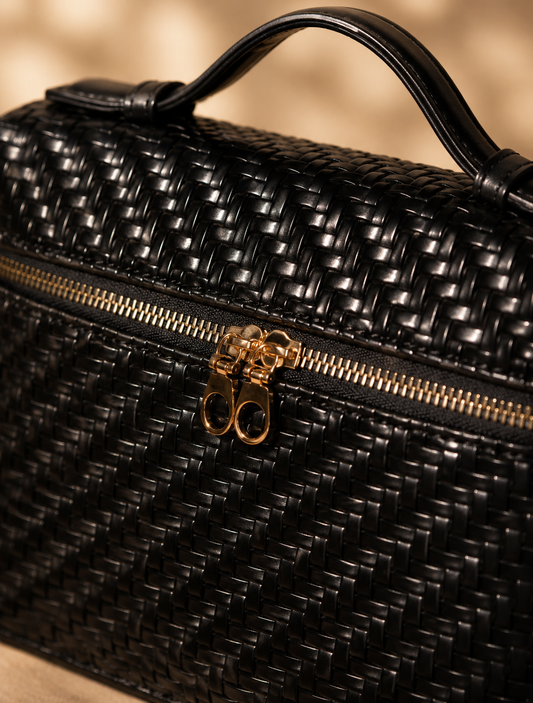 Noir Woven Vanity