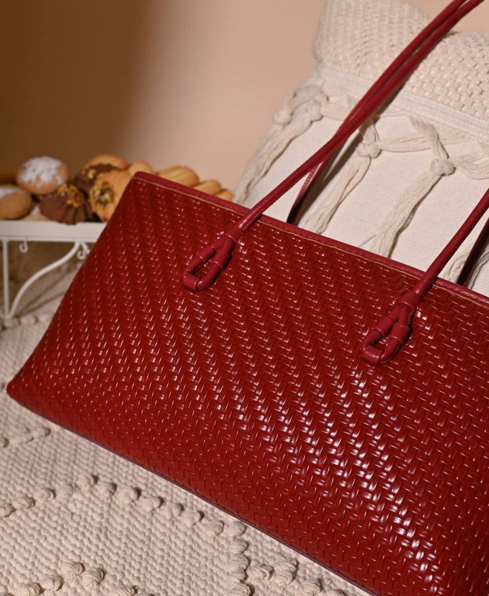 Noir Woven Tote