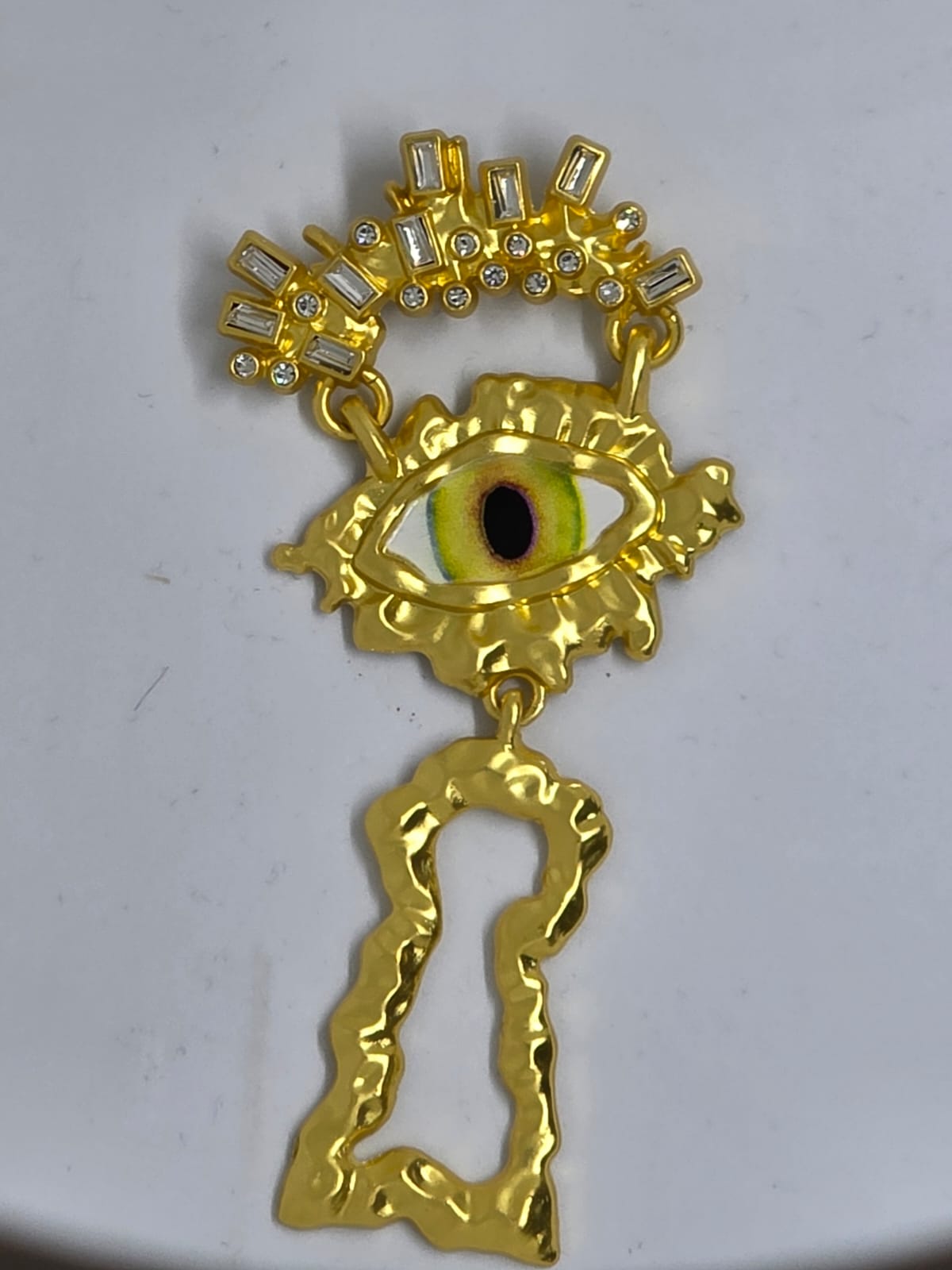 The Lumière Eye Keyhole Brooch