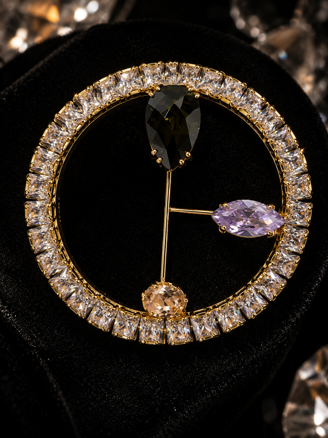 Midnight Aurora Brooch