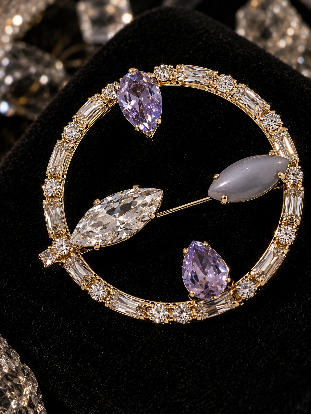 Lavender Grace Brooch