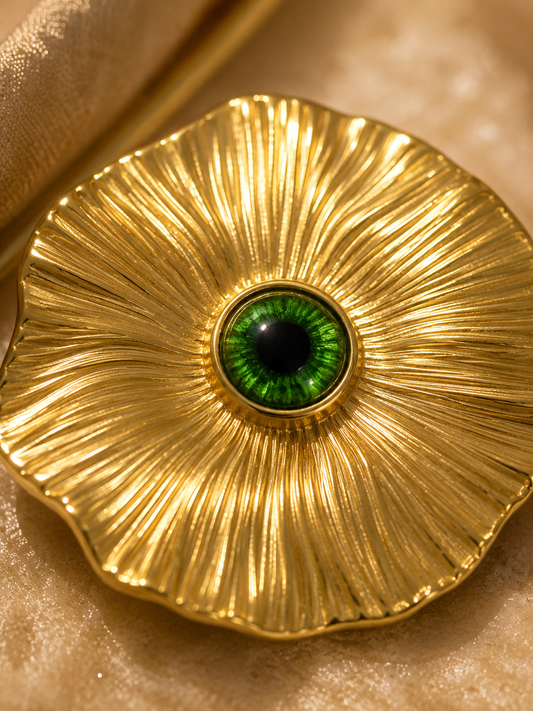 Emerald Bloom Brooch