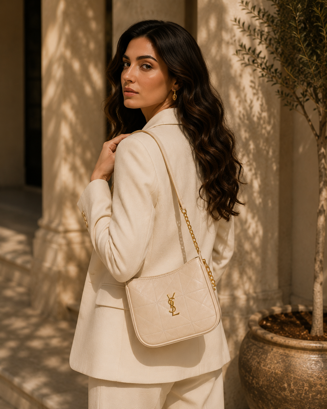 Quilted Mini Hobo Bag