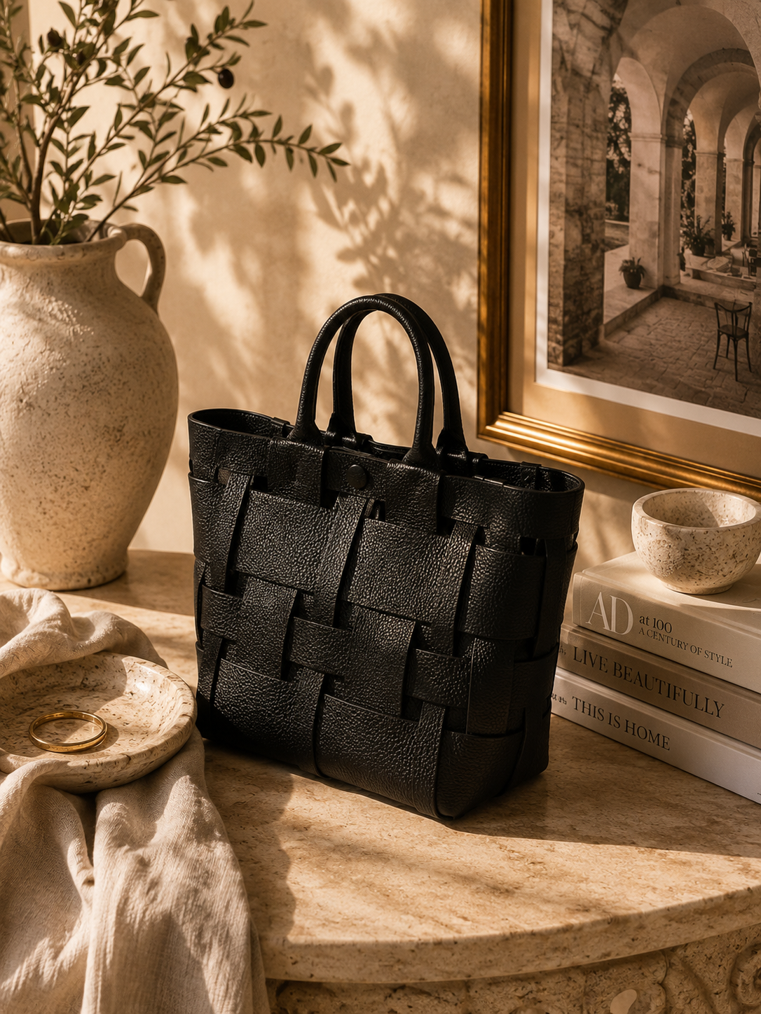 Noir Artisan Tote