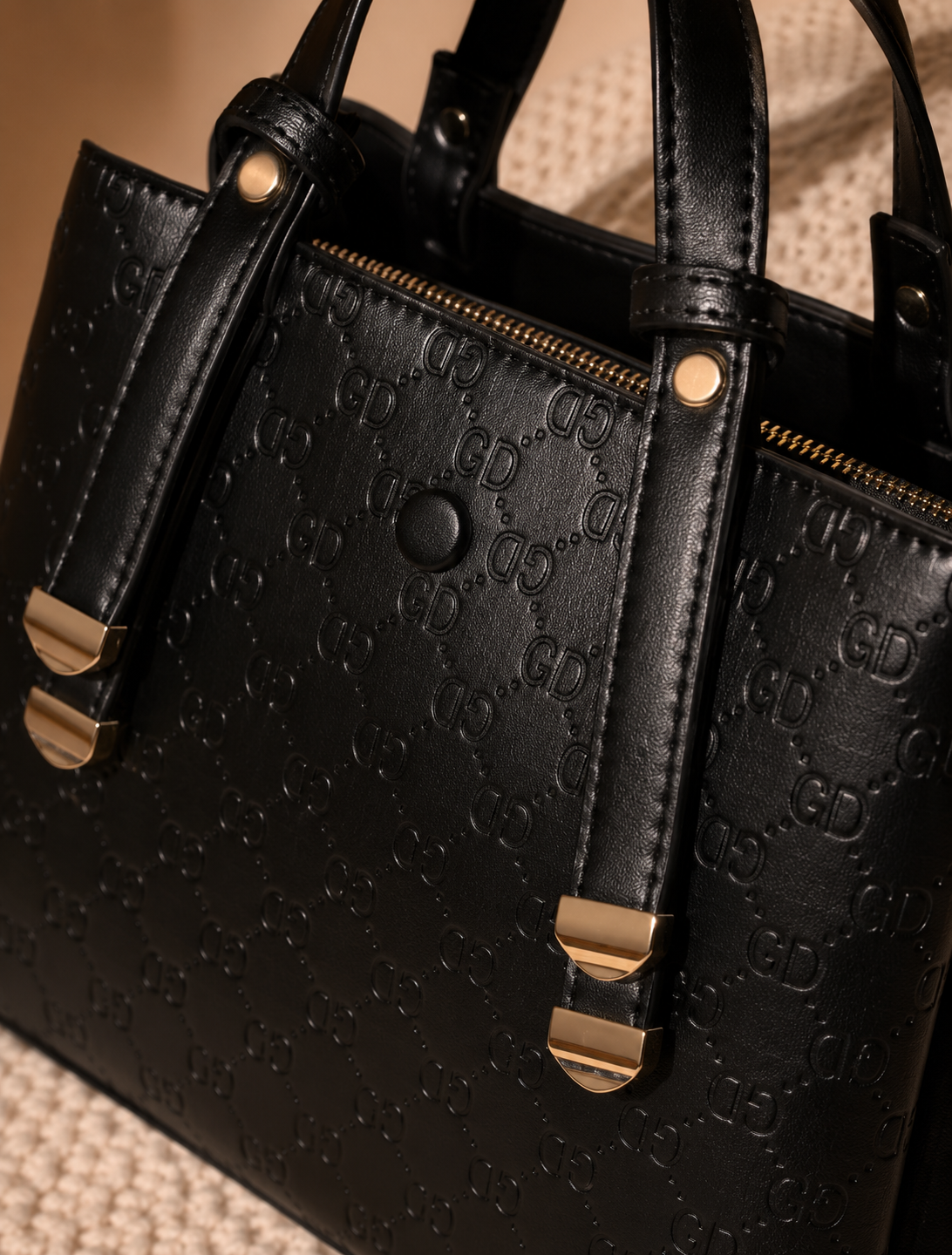 Noir Signature Mini Tote