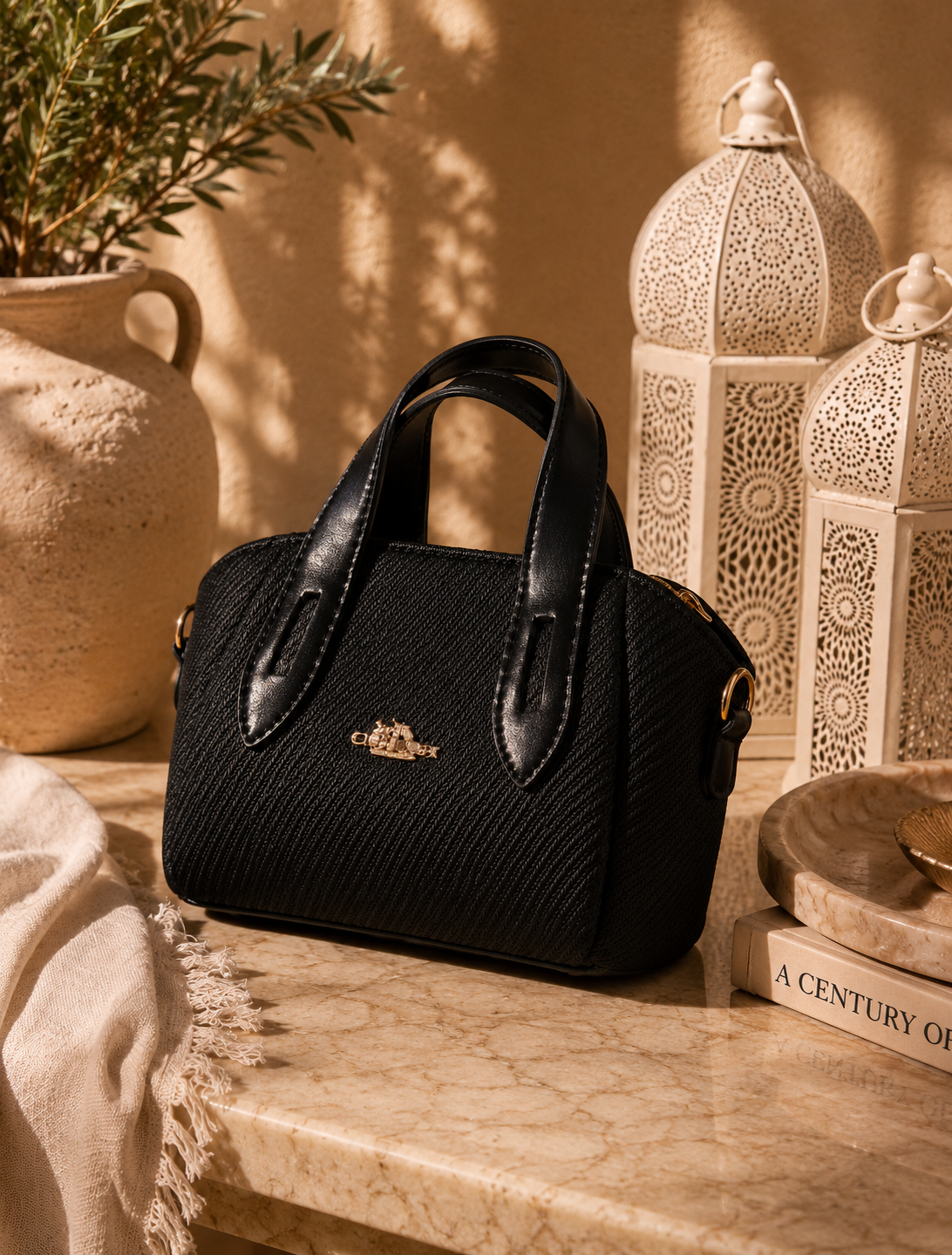 Noir Élise Satchel