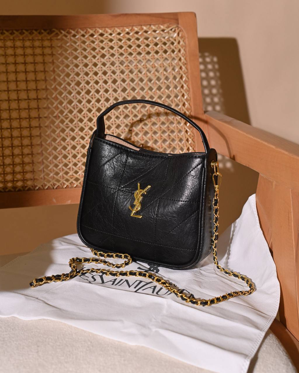 Quilted Mini Hobo Bag
