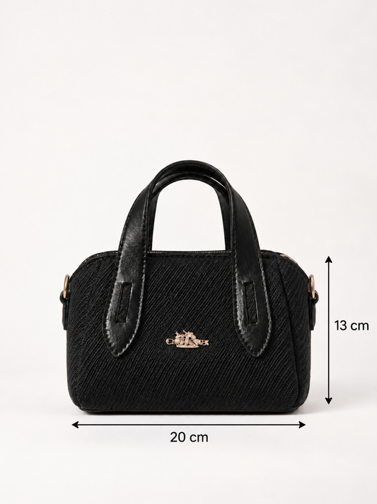 Noir Élise Satchel