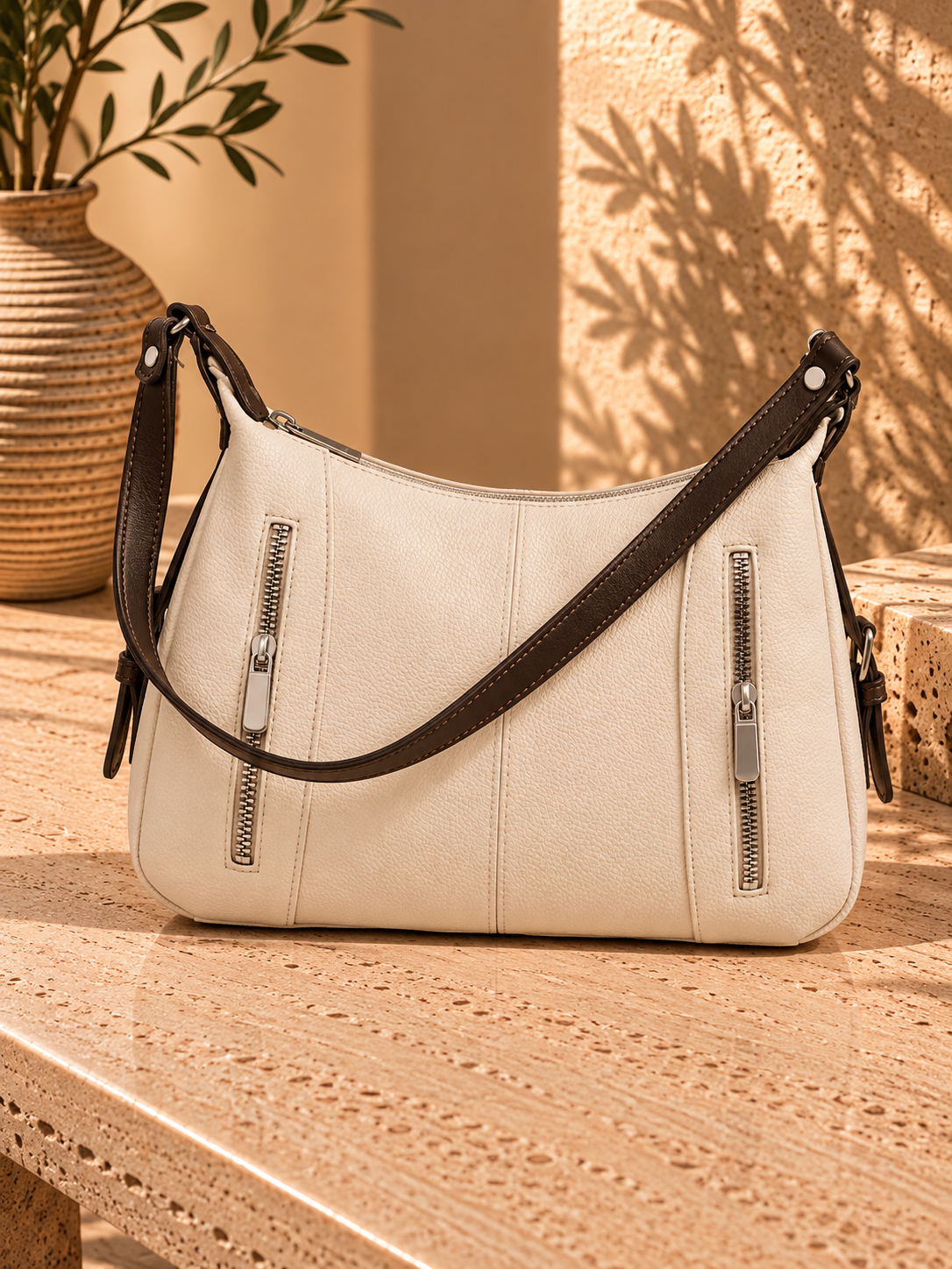 Zip Hobo Bag