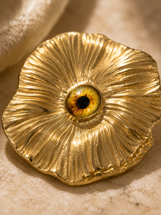 Golden Bloom Brooch