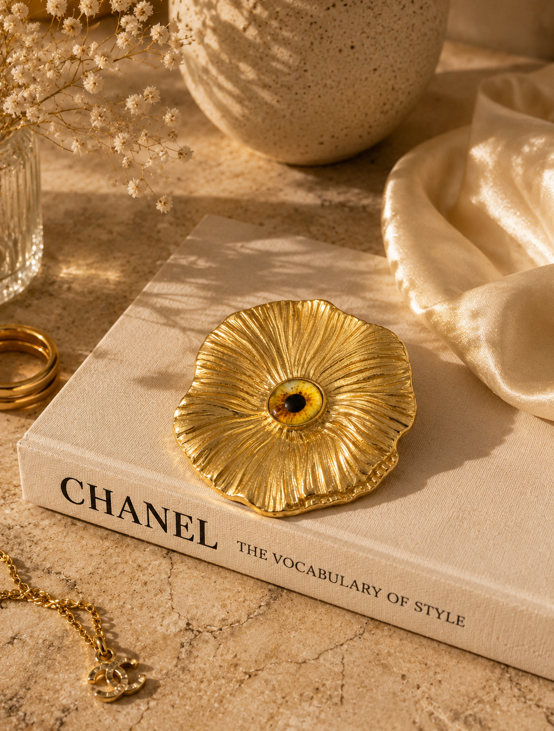 Golden Bloom Brooch