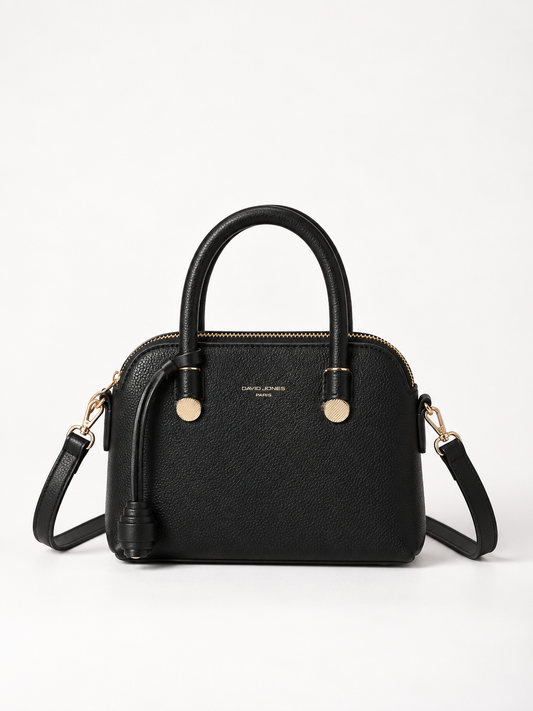 Noir Woven Mini Satchel