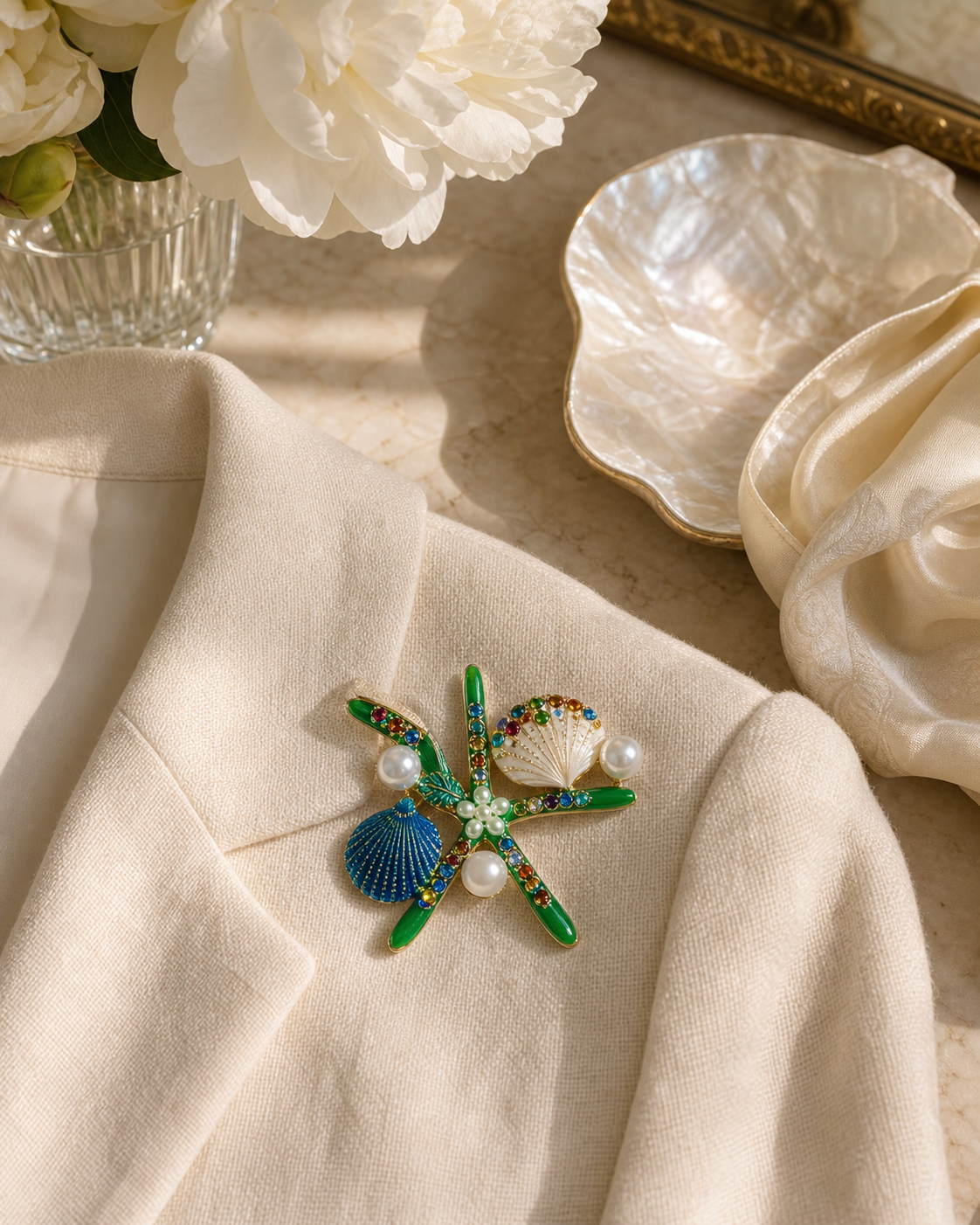 The Marina Verde Starfish Brooch