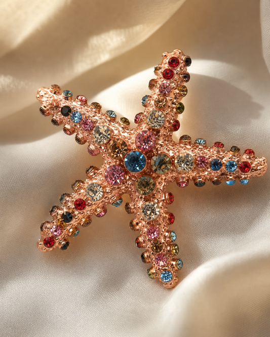 The Rosé Étoile Starfish Brooch