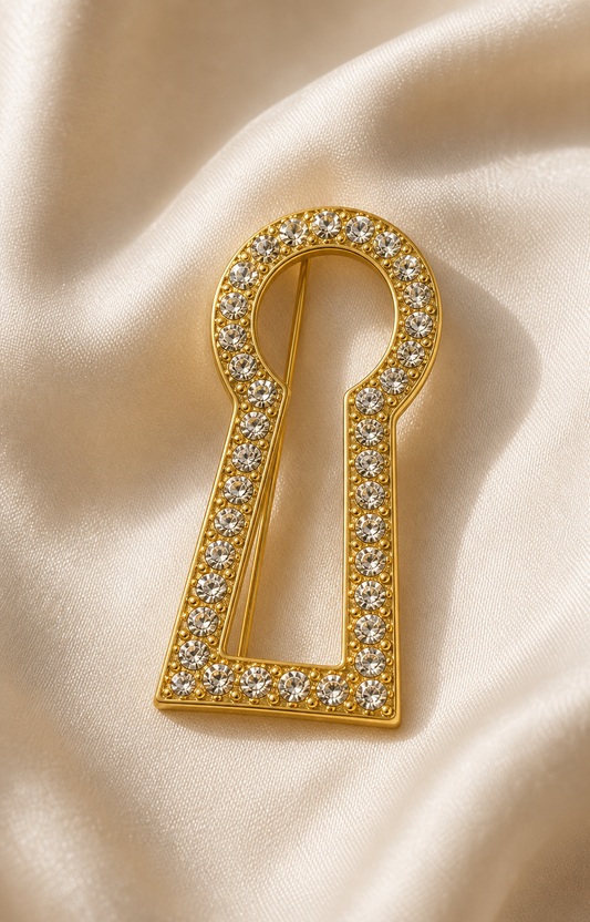 The Aurelia Keyhole Brooch